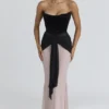 Clara Black & Blush Chiffon Maxi Dress – Limited Edition Clara Black & Blush Chiffon Maxi Dress – Limited Edition