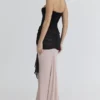Clara Black & Blush Chiffon Maxi Dress – Limited Edition Clara Black & Blush Chiffon Maxi Dress – Limited Edition
