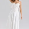 Clarabelle Rose Print Cotton Detachable Corset Midi Sundress Clarabelle Rose Print Cotton Detachable Corset Midi Sundress