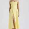 Clarabelle Sunshine Cotton Midi Sundress