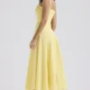 Clarabelle Sunshine Cotton Midi Sundress