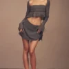 Clarice Shadow Floaty Layered Mini Skirt Clarice Shadow Floaty Layered Mini Skirt