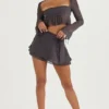 Clarice Shadow Floaty Layered Mini Skirt Clarice Shadow Floaty Layered Mini Skirt