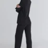 Classic PJs Black Soft Modal Pajama Set Classic PJs Black Soft Modal Pajama Set