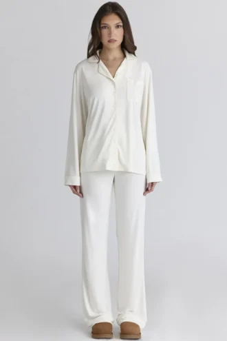 Classic PJs Ivory Soft Modal Pajama Set Classic PJs Ivory Soft Modal Pajama Set