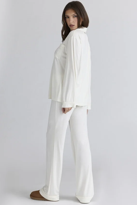 Classic PJs Ivory Soft Modal Pajama Set Classic PJs Ivory Soft Modal Pajama Set