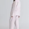 Classic PJs Pink Check Brushed Cotton Pajama Set