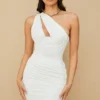 Clementine White Cut Out Mini Dress Clementine White Cut Out Mini Dress