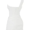 Clementine White Cut Out Mini Dress Clementine White Cut Out Mini Dress