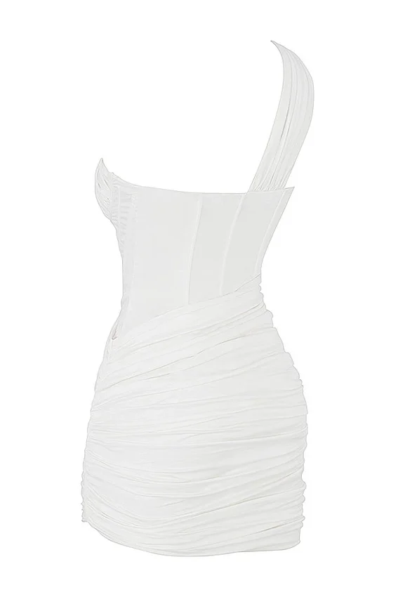 Clementine White Cut Out Mini Dress Clementine White Cut Out Mini Dress
