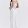 Cleo Ivory Linen Mix Trousers Cleo Ivory Linen Mix Trousers