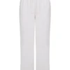 Cleo Ivory Linen Mix Trousers Cleo Ivory Linen Mix Trousers
