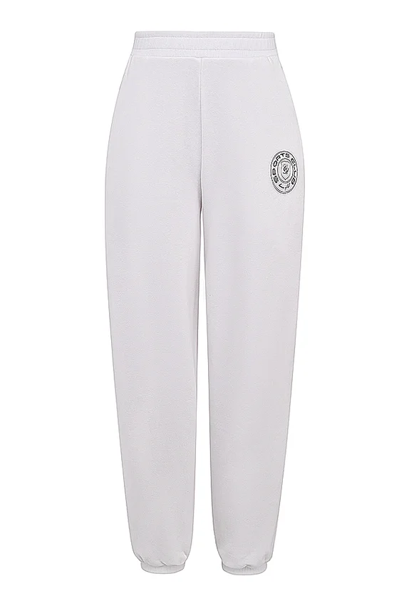 Coast White Fleece Back Jogging Trousers Coast White Fleece Back Jogging Trousers