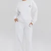 Haze White Crew Neck Sweatshirt Haze White Crew Neck Sweatshirt