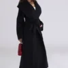 Cocoon Black Wool Shawl Collar Coat Cocoon Black Wool Shawl Collar Coat