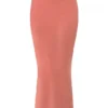 Colette Rose Satin Low Waist Midi Skirt Colette Rose Satin Low Waist Midi Skirt