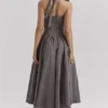 Coquette Smoke Halter Midi Dress Coquette Smoke Halter Midi Dress