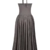 Coquette Smoke Halter Midi Dress Coquette Smoke Halter Midi Dress