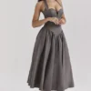 Coquette Smoke Halter Midi Dress Coquette Smoke Halter Midi Dress
