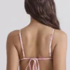 Corsica Floral Print Ruffle Trim Bikini Top