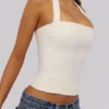 Cosette White Halter Neck Cotton Top Cosette White Halter Neck Cotton Top