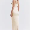 Costanza Vintage Cream Maxi Dress