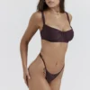 Cote D´Azur Cacao Thong Bikini Bottom Cote D´Azur Cacao Thong Bikini Bottom