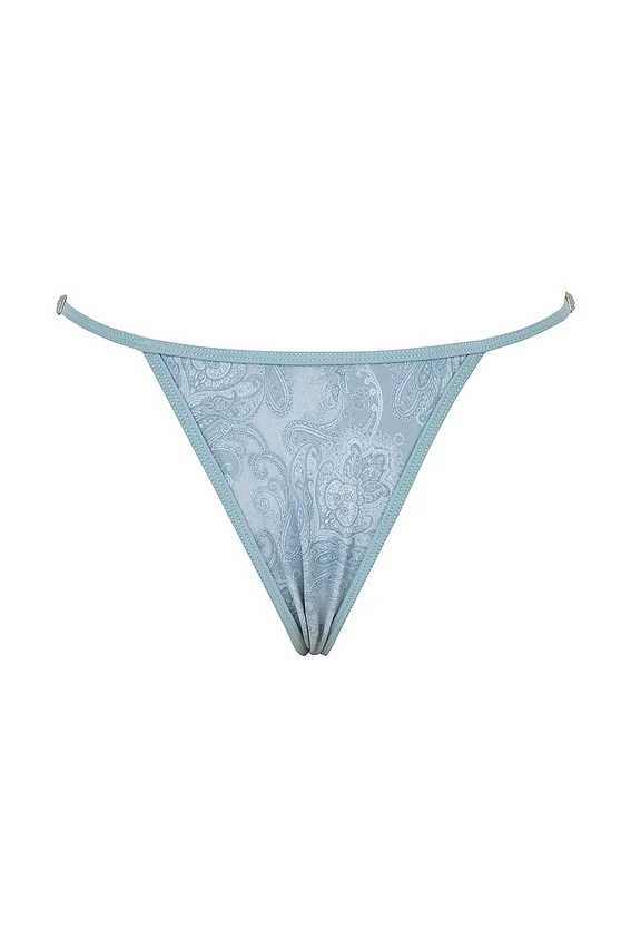 Cote DAzur Seafoam Paisley Thong Bikini Bottom Cote DAzur Seafoam Paisley Thong Bikini Bottom