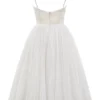 Countess French Dove Tulle Midi Dress Countess French Dove Tulle Midi Dress