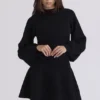 Cressida Black Wool & Cashmere Balloon Sleeve Sweater