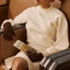 Cressida Cream Wool Cashmere Heavy Knit Sweater Cressida Cream Wool Cashmere Heavy Knit Sweater