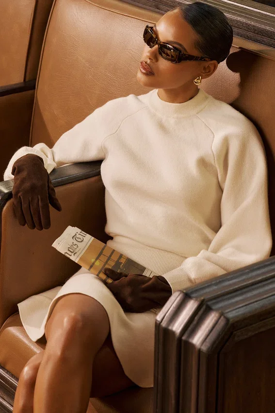 Cressida Cream Wool Cashmere Heavy Knit Sweater Cressida Cream Wool Cashmere Heavy Knit Sweater