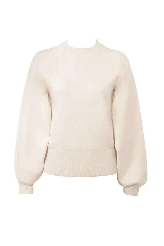 Cressida Cream Wool Cashmere Heavy Knit Sweater Cressida Cream Wool Cashmere Heavy Knit Sweater