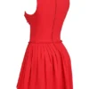 Cupid Scarlet Pleated Mini Dress Cupid Scarlet Pleated Mini Dress
