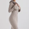 Dahlia Beige Cashmere Cardigan Dahlia Beige Cashmere Cardigan