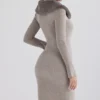 Dahlia Beige Cashmere Cardigan Dahlia Beige Cashmere Cardigan