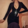 Dahna Dark Purple Velvet Corset Dress Dahna Dark Purple Velvet Corset Dress