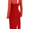 Darcy Scarlet Plunge Midi Dress Darcy Scarlet Plunge Midi Dress
