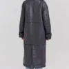 Deiji Grey Vegan Shearling Coat Deiji Grey Vegan Shearling Coat