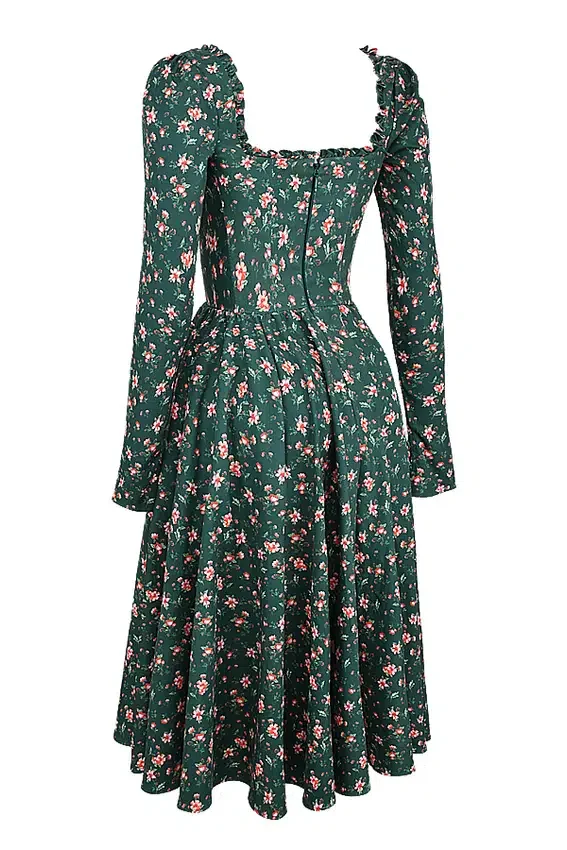 Delia Green Floral Print Midi Dress Delia Green Floral Print Midi Dress