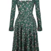 Delia Green Floral Print Midi Dress Delia Green Floral Print Midi Dress