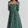 Delia Green Floral Print Midi Dress Delia Green Floral Print Midi Dress