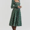 Delia Green Floral Print Midi Dress Delia Green Floral Print Midi Dress