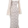 Delilah Vintage Cream Lace Maxi Dress Delilah Vintage Cream Lace Maxi Dress