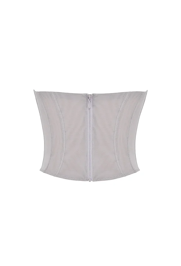 Demi Grey Underwired Corset Demi Grey Underwired Corset