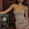 Demi Grey Underwired Corset Demi Grey Underwired Corset