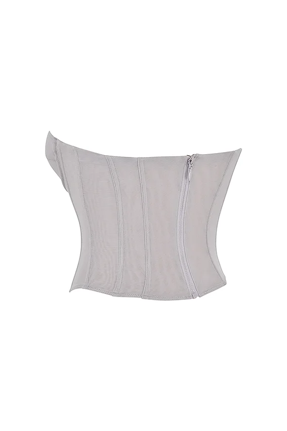 Demi Grey Underwired Corset Demi Grey Underwired Corset