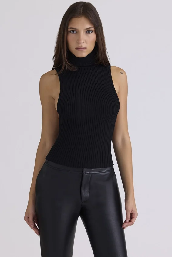 Dina Black Backless Top Dina Black Backless Top