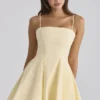 Dolly Lemon Cotton Flared Mini Sundress Dolly Lemon Cotton Flared Mini Sundress