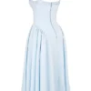 Dorothy Italian Azure Cotton Midi Sundress Dorothy Italian Azure Cotton Midi Sundress